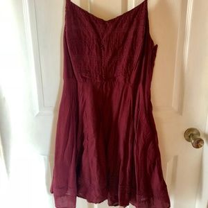 Red Sleeveless Mini Dress